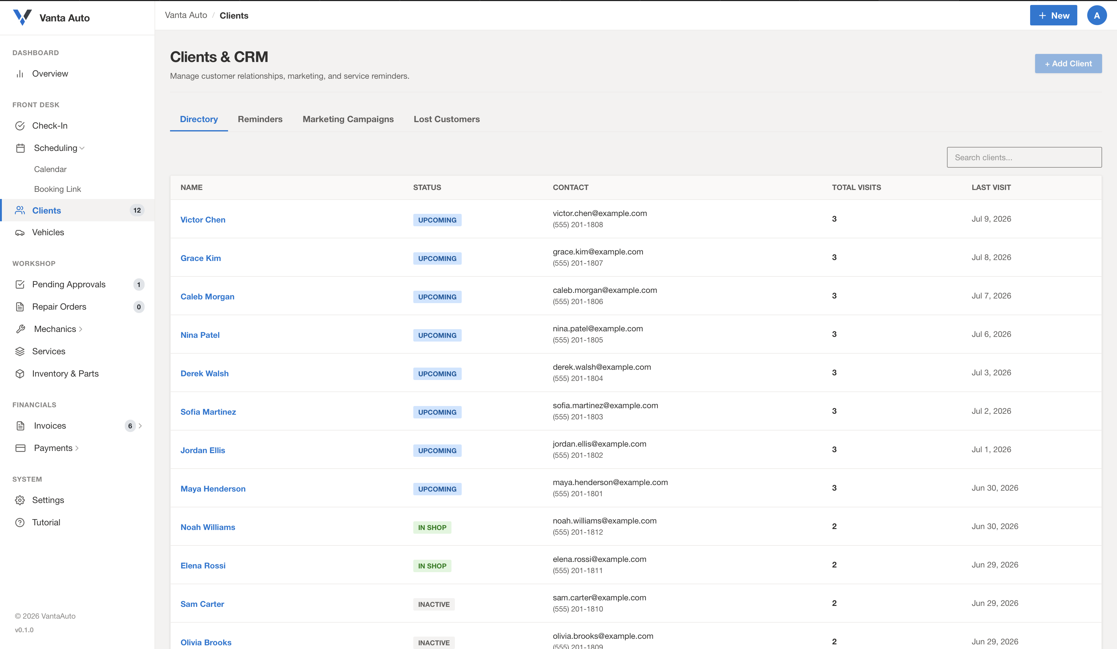 Client CRM